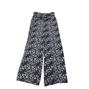 Blue Rain Flowy Pants